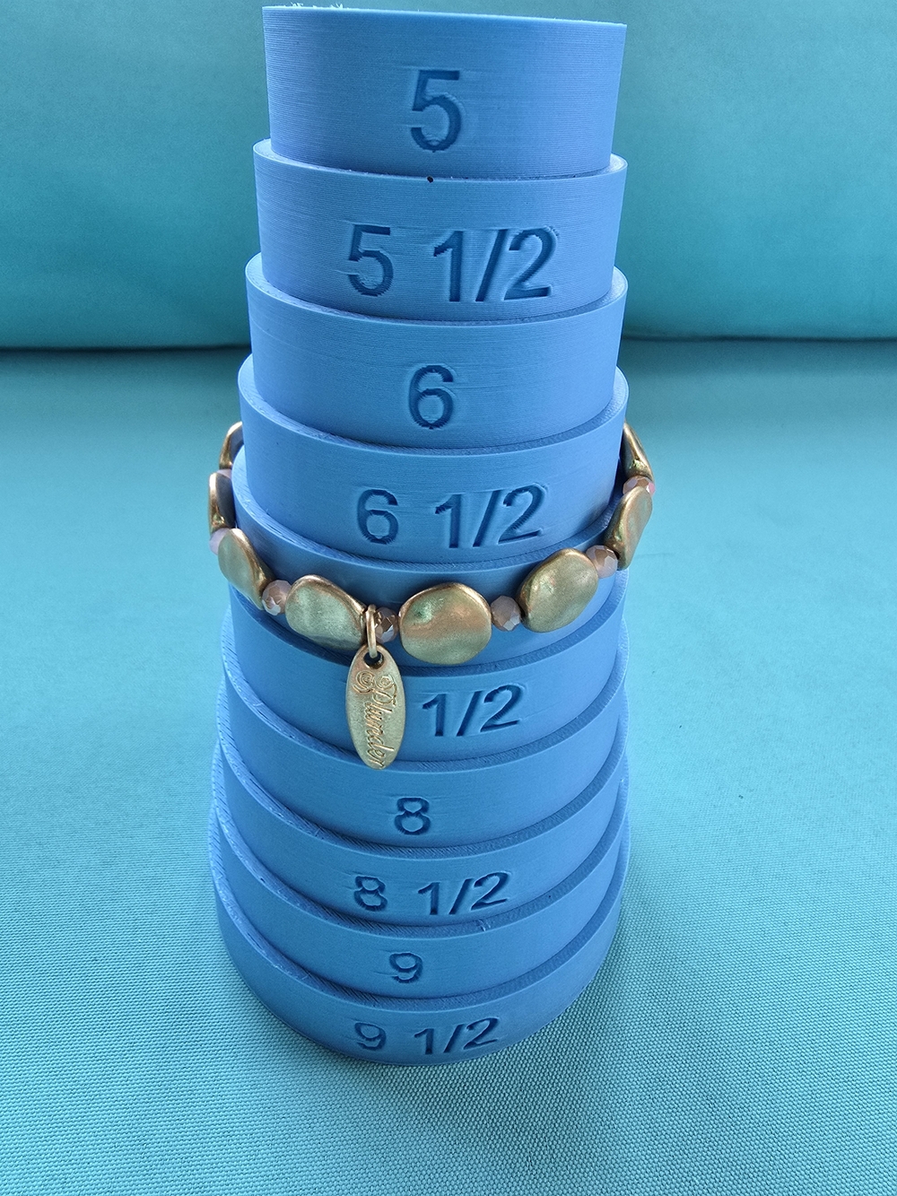 Plunder Gold & Pink Earring & Bracelet Set - Picture 3 of 4